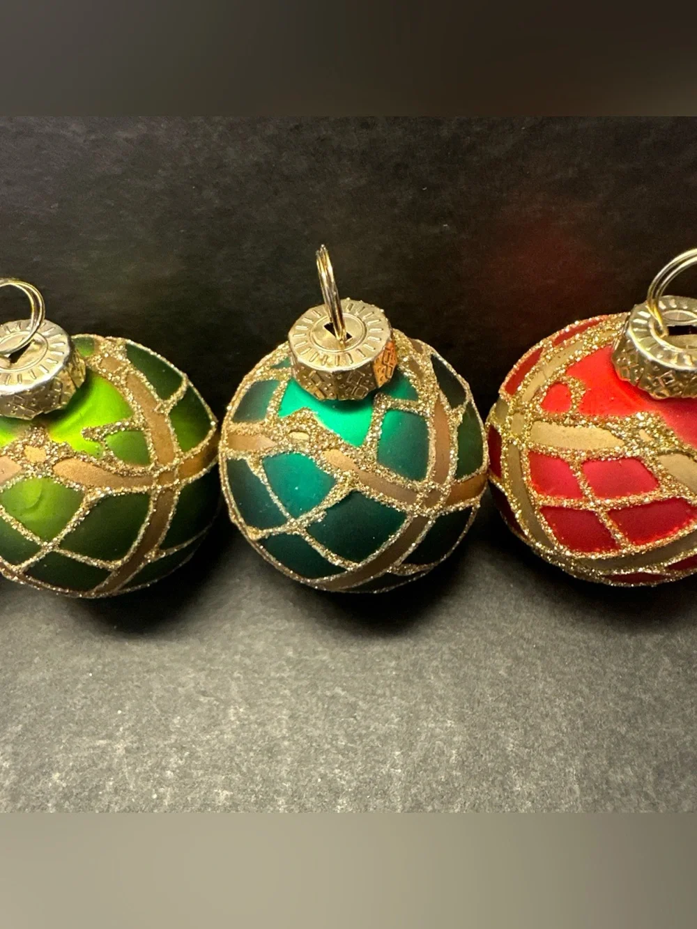 Vintage Target Christmas Ornament Name Card Holders Set of 6 Holiday Table Decor
